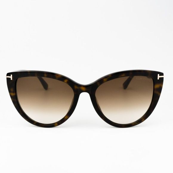 NEW Tom Ford FT0915/S ISABELLA 52F Havana Brown Gradient Cat Eye Women Sunglasse - Picture 3 of 11